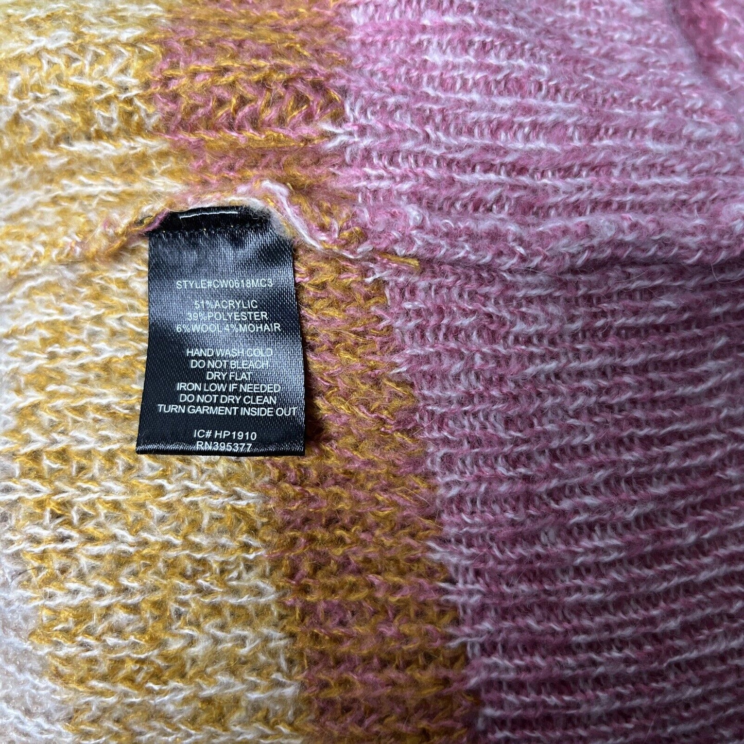 Sanctuary Women's Blur The Lines Striped Sweater, Garnet Stripe, XXL