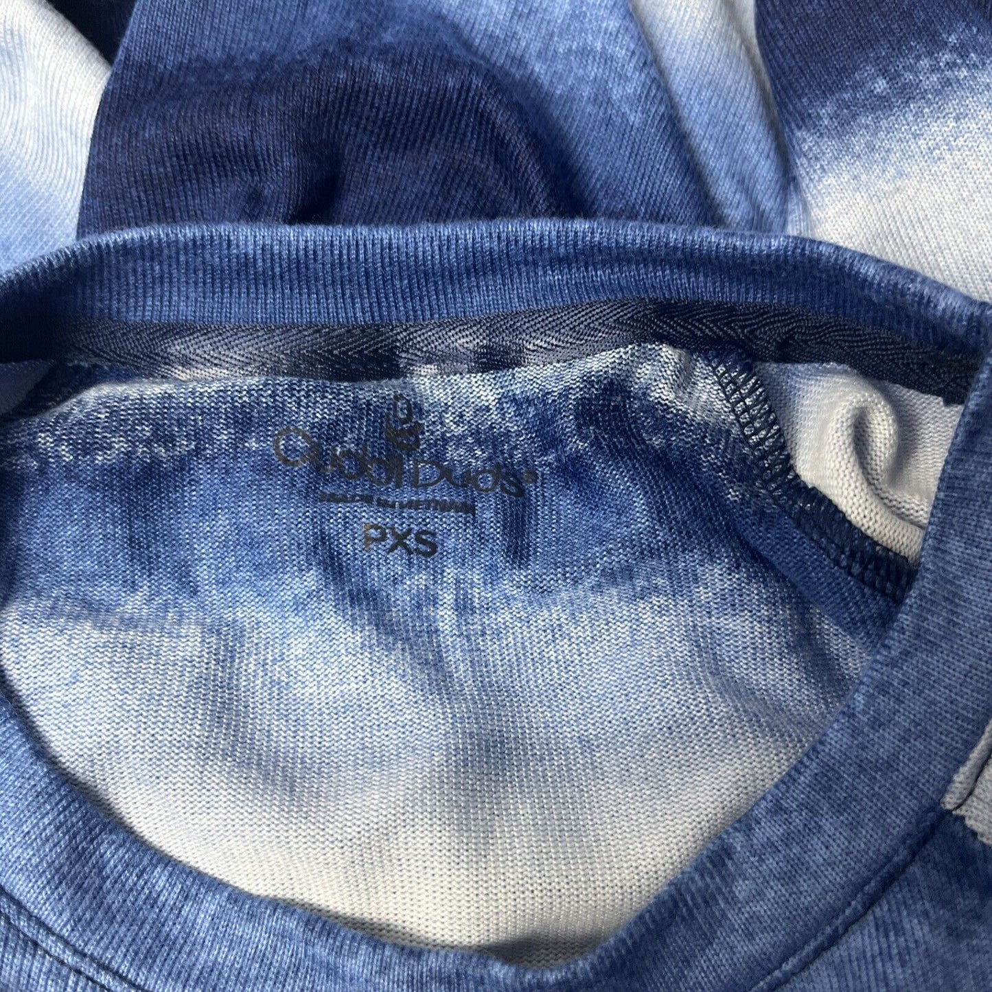 Cuddl Duds Regular Ombre Tie-Dye Sleep Set (Blue Ombre, Petite X-Small) A454733
