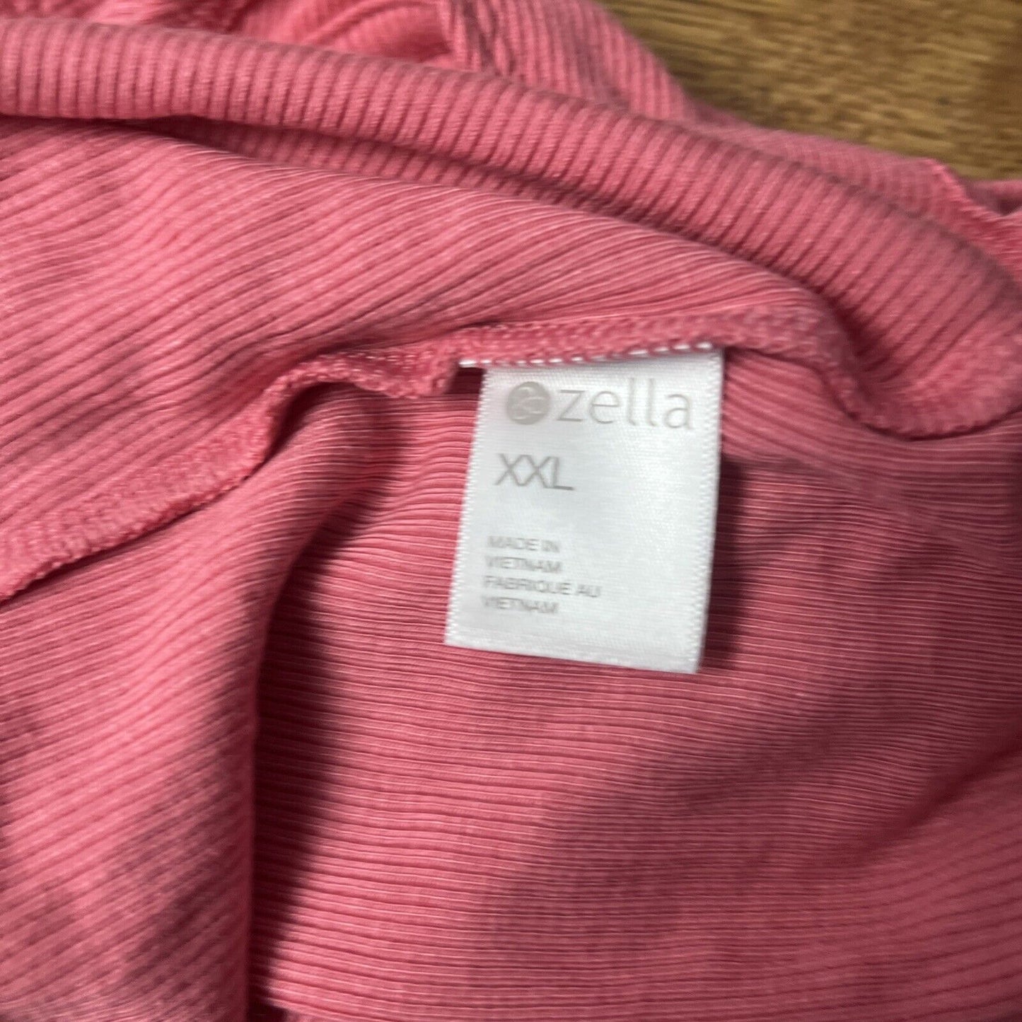 Zella Women's Splits Ribbed Tank Top NEW Size XXL Pink