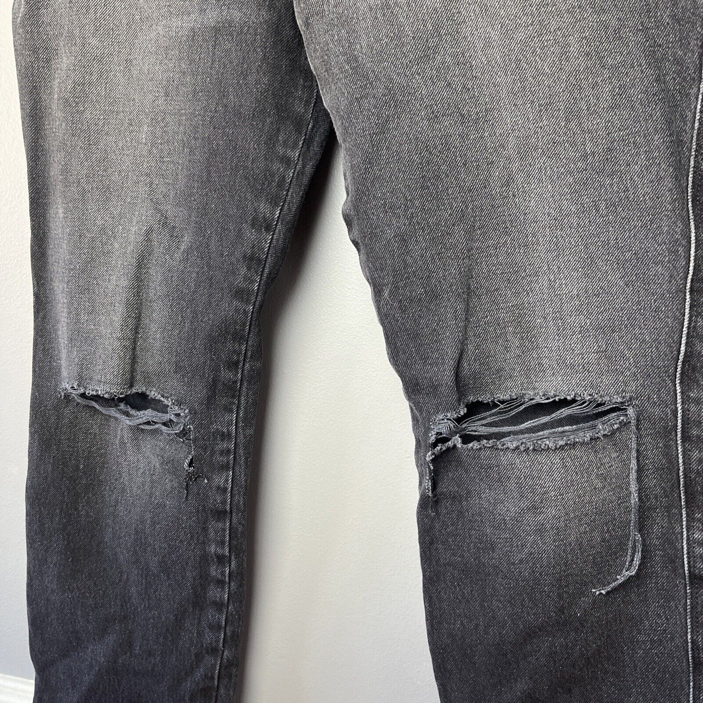 FRAME Le Sylvie Ripped High Waist Straight Leg Jeans Size 28