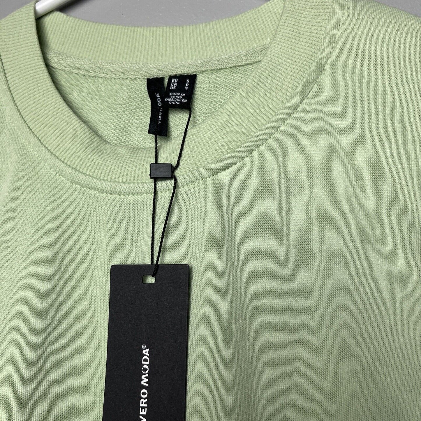 Vero Moda Willow Lauren Green Long Sleeve Sweatshirt Women's Small