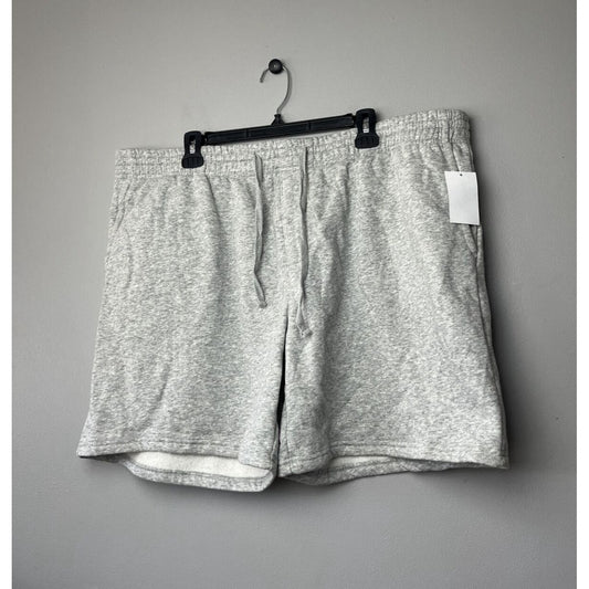 Abound, Women's Drawstring Sweat Shorts, Gray, Size XXL, NWT