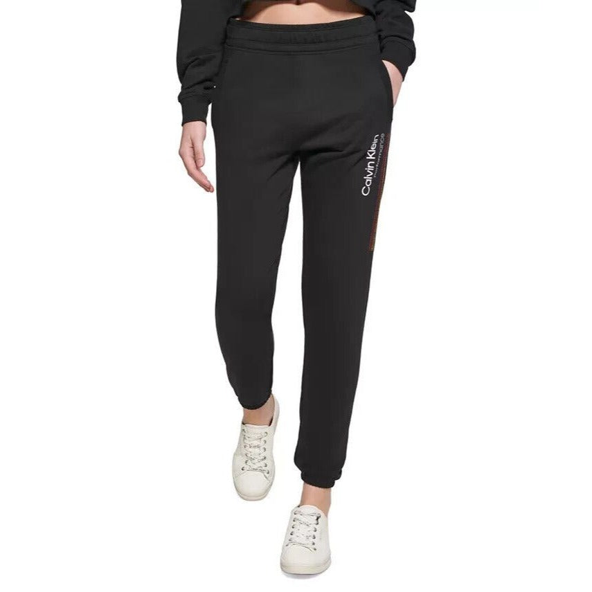 Calvin Klein Performance Women's Graphic Pride Joggers Black Medium