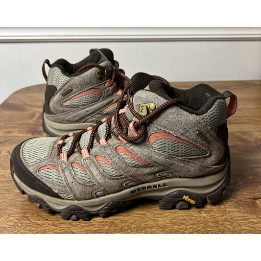 Merrell J035848W Women's Moab 3 Mid Waterproof Hiking Boot - Bungee Cord - 8 W