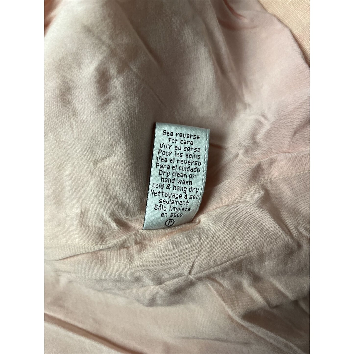 Womens Nicole Miller Oversize Dip Dye Linen Blazer In Pink/yellow Size Small