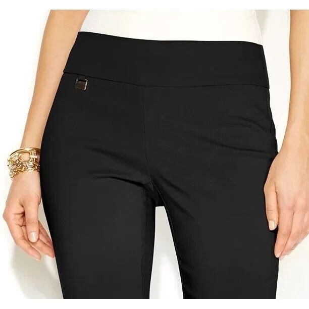 Alfani Essential Capri Pull On With Tummy Control Size 8 Color Black