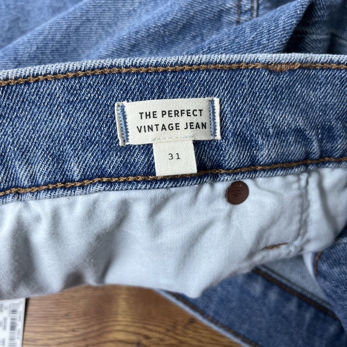 Madewell The Perfect Vintage Jean in Ainsworth Wash Size 31