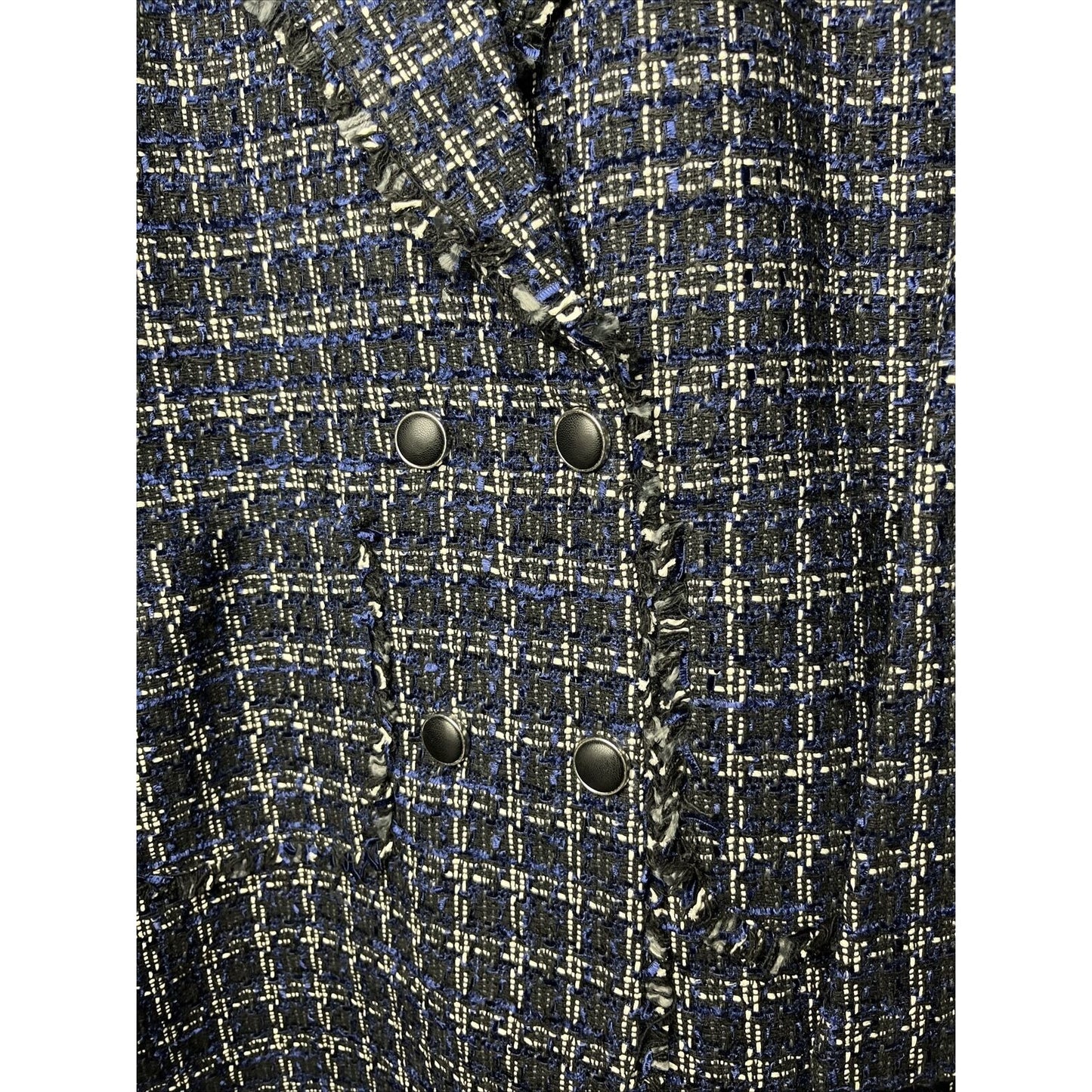 Marc New York Double-Breasted Plaid Tweed Coat MSRP $320 Size XL # 21B 559 NEW