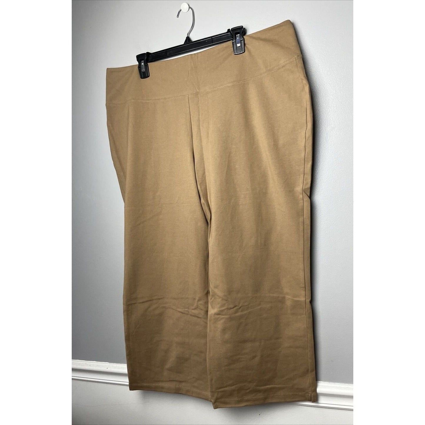 Women with Control Tall Tummy Control Full Leg Crop Pants (Brown, 2XT) A513652