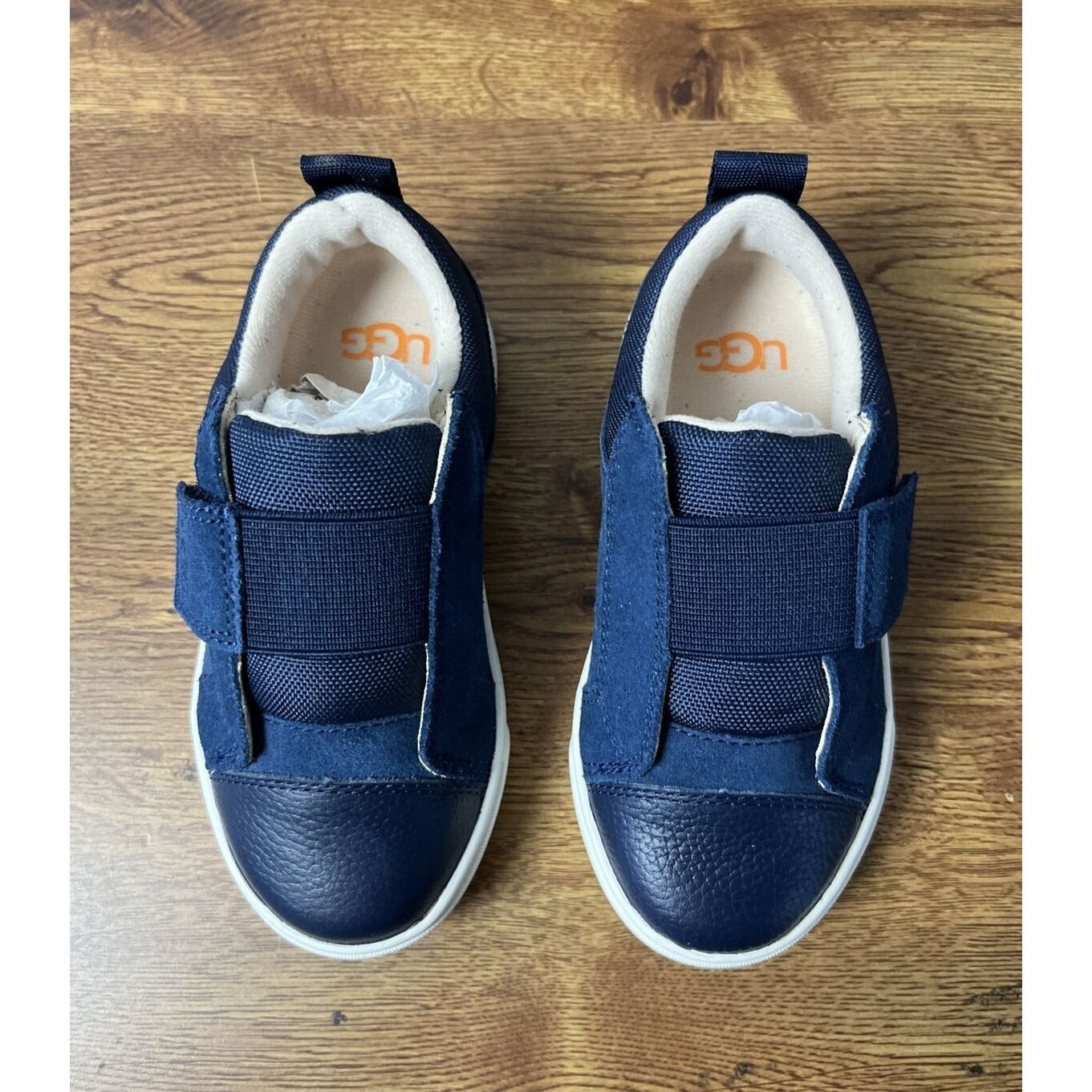 UGG RENNON LOW TOP SNEAKER BLUE TODDLER SHOES SIZE 9