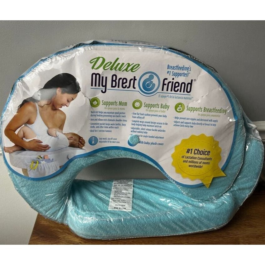My Brest Friend Super Deluxe Nursing Pillow for Breastfeeding and Bottlefeeding