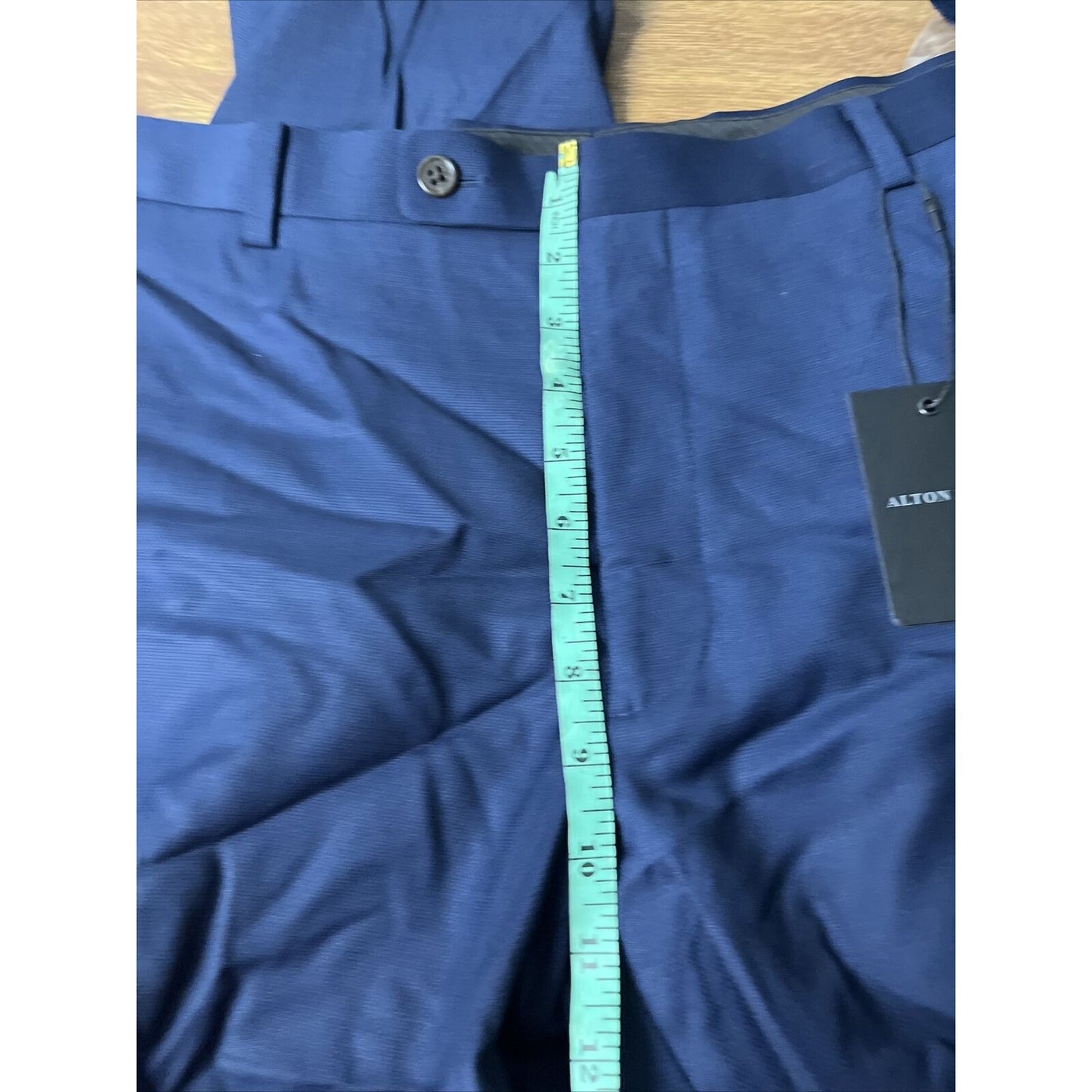 New Alton Lane Tailored Fit Dress Pants Blue 36