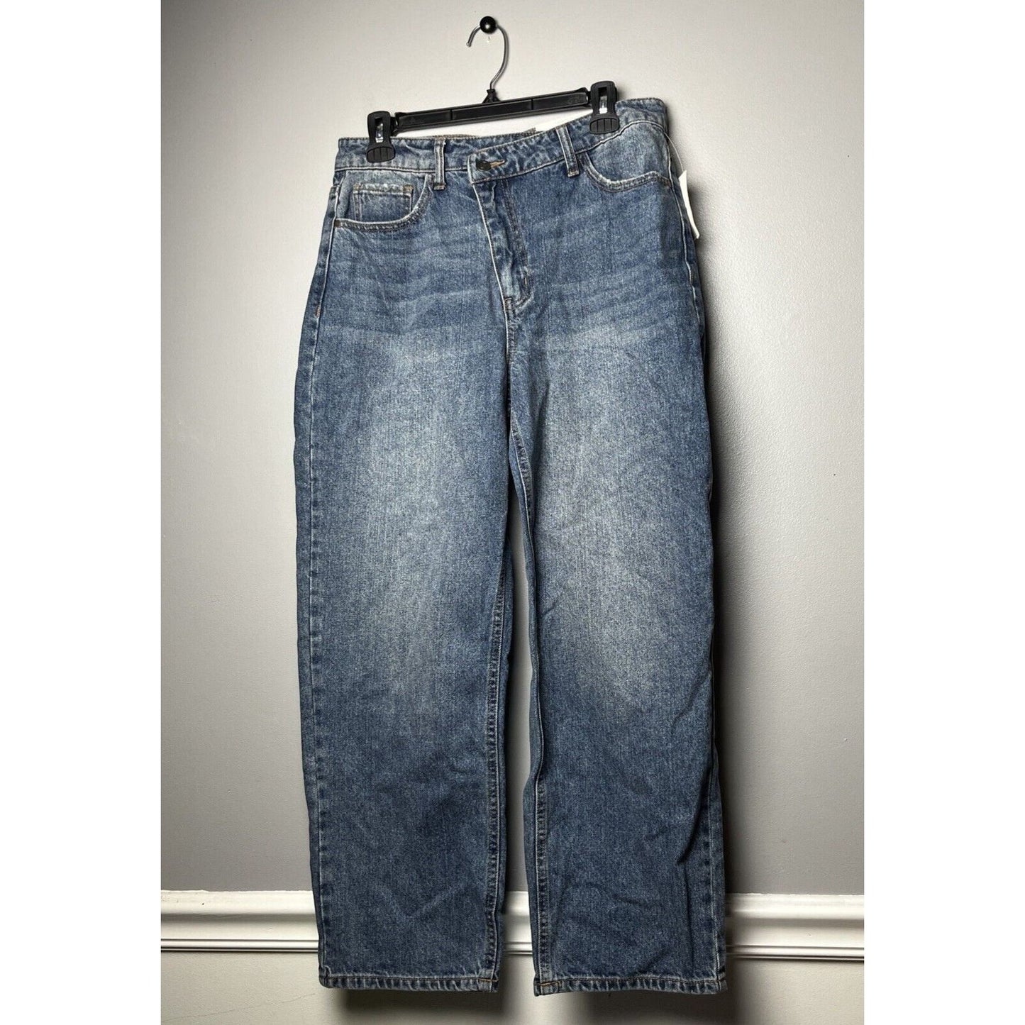 And Now This Women's Cotton Crisscross Cropped Jeans Bamse Size 30