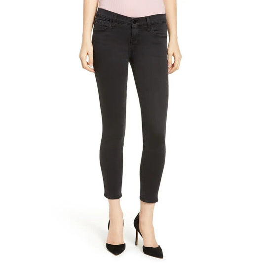 NWT J BRAND 9326 LOW RISE CROP SKINNY WOMEN'S JEANS IN BLACK SIZE 29 $198