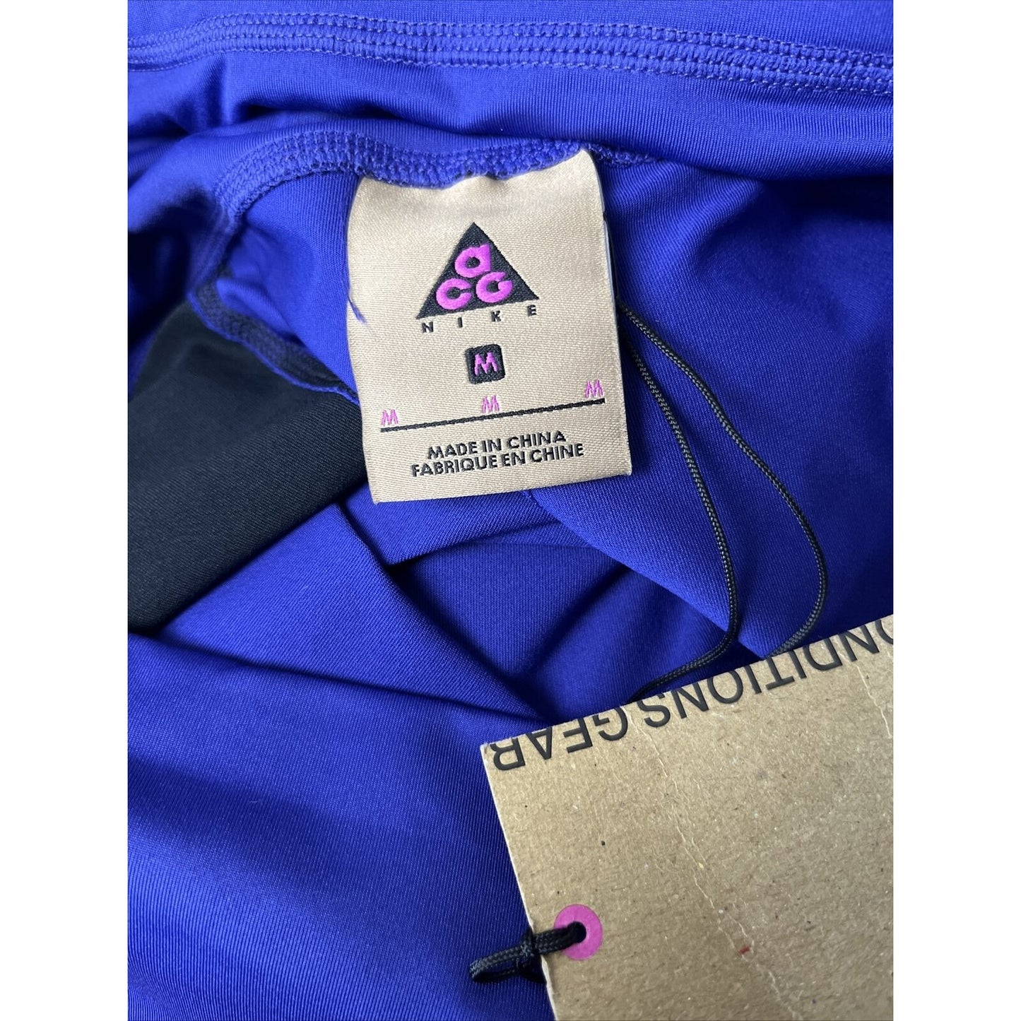 NWT Nike ACG TIGHTS All Conditions Gear VIOLET BLK Yoga Gym CK6872 $90 Womens M