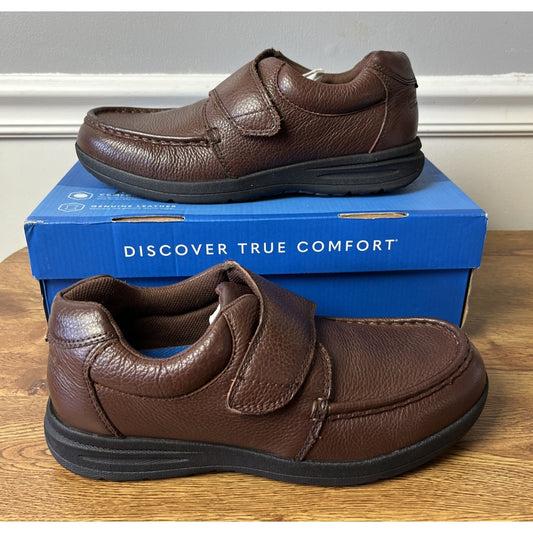 Nunn Bush Men's Cam Strap Hook and Loop Casual Loafer Lightweight Slip-On 9 W