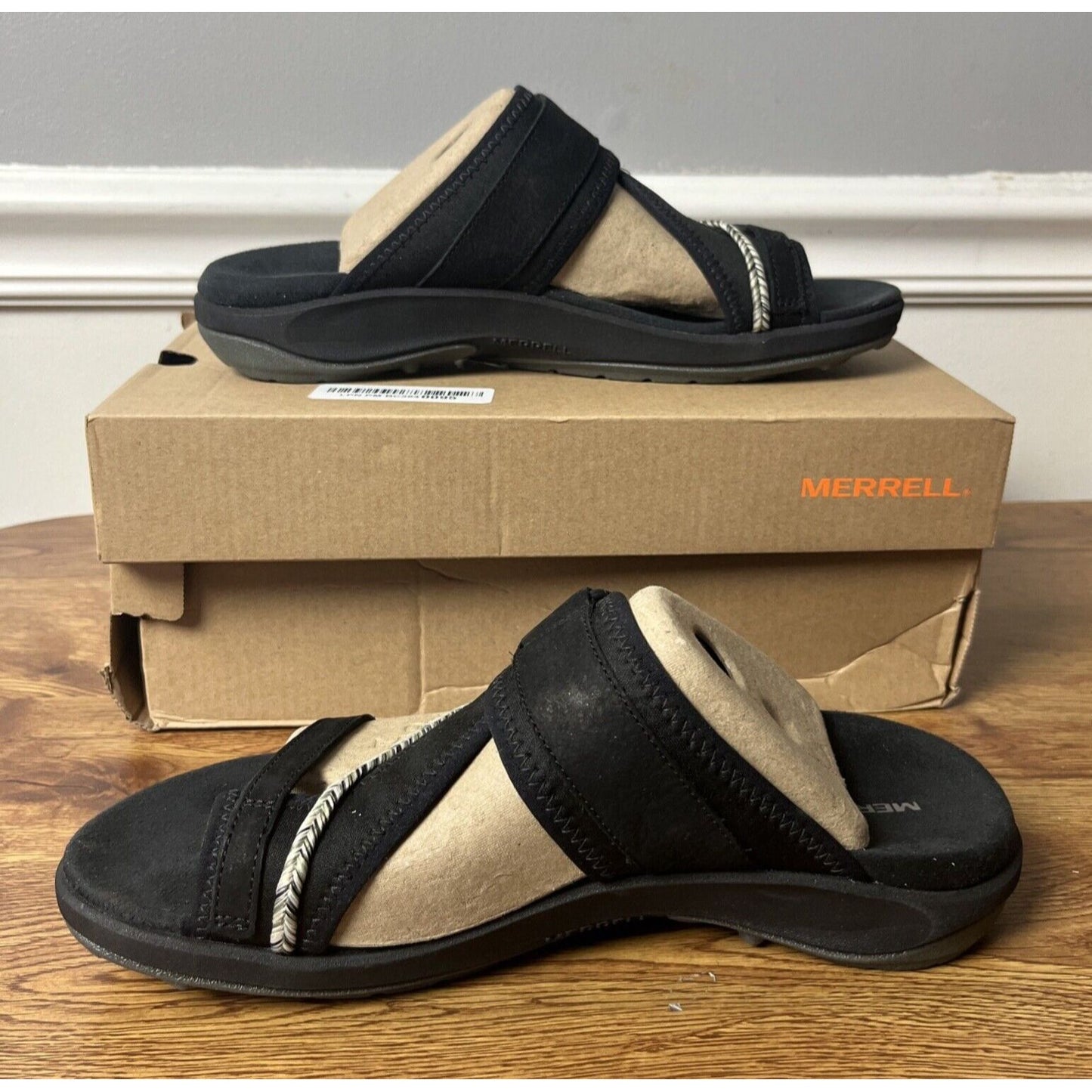 Women's Merrell Terran 4 Post Sandal Black *J006404 Size 9