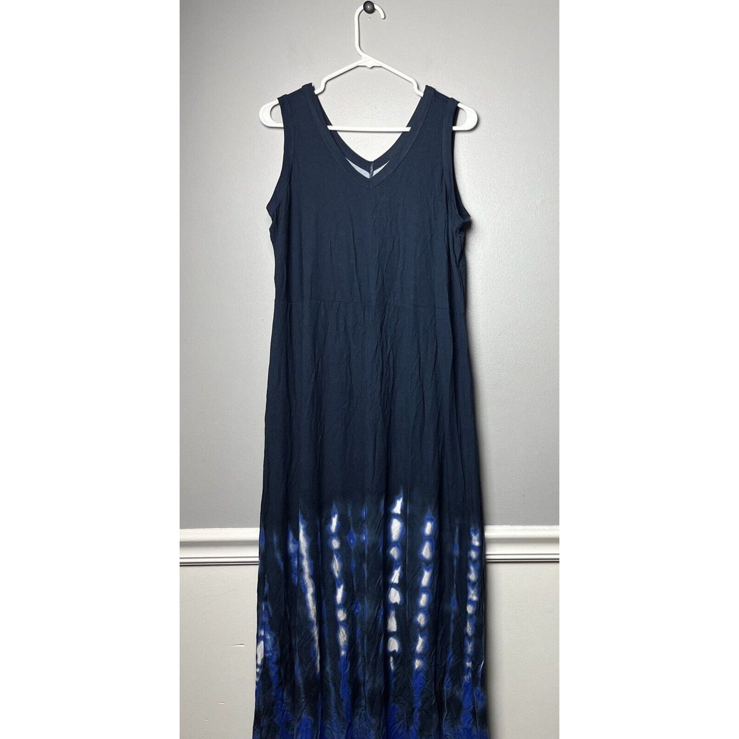 Style & Co Petite Tie Dyed Maxi Dress Size Petite Large