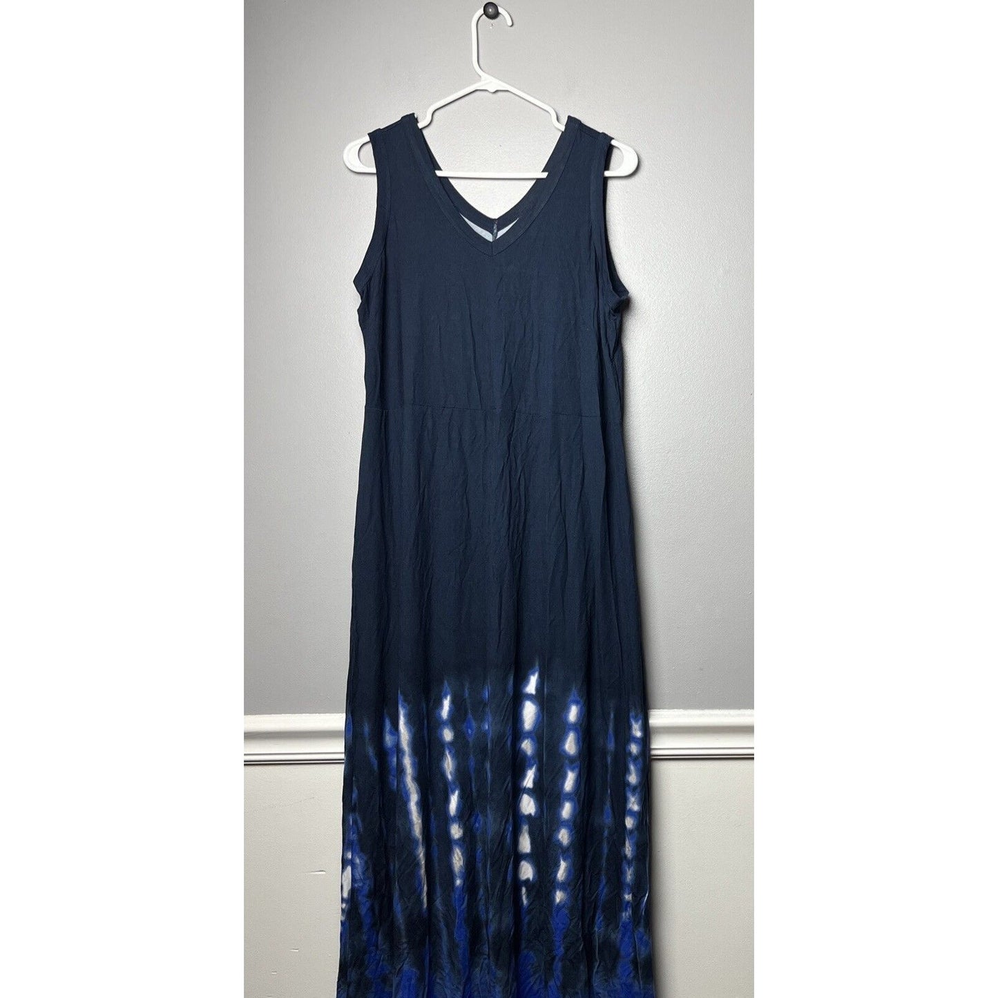 Style & Co Petite Tie Dyed Maxi Dress Size Petite Large