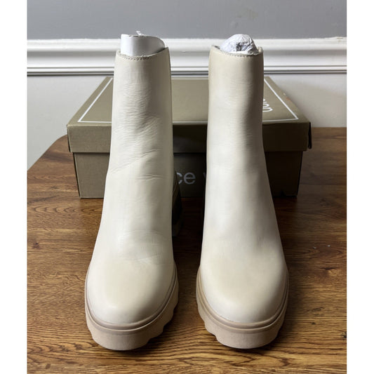 Dolce Vita women's martey h2o boots in IVORY LEATHER - Size 7