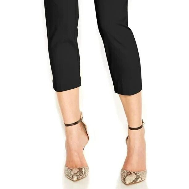 Alfani Essential Capri Pull On With Tummy Control Size 8 Color Black