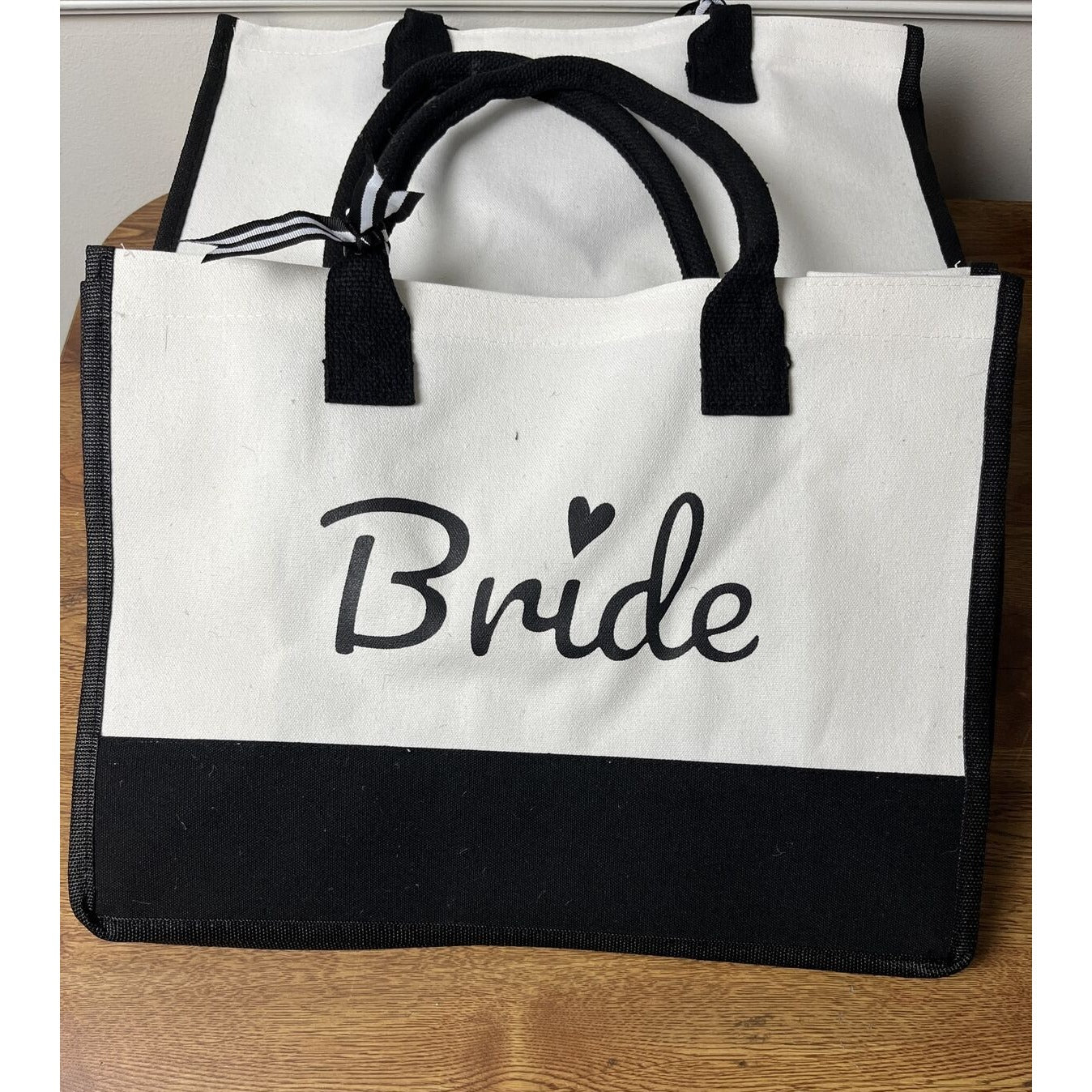 Lot of 12 Pieces Bride Canvas Tote Bags Bridal Shower GREAT BRIDE GIFTS!