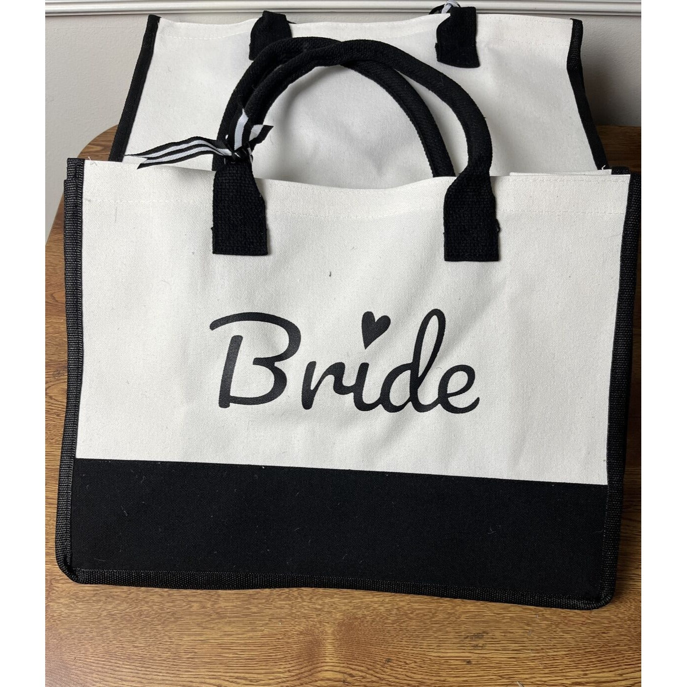 Lot of 12 Pieces Bride Canvas Tote Bags Bridal Shower GREAT BRIDE GIFTS!