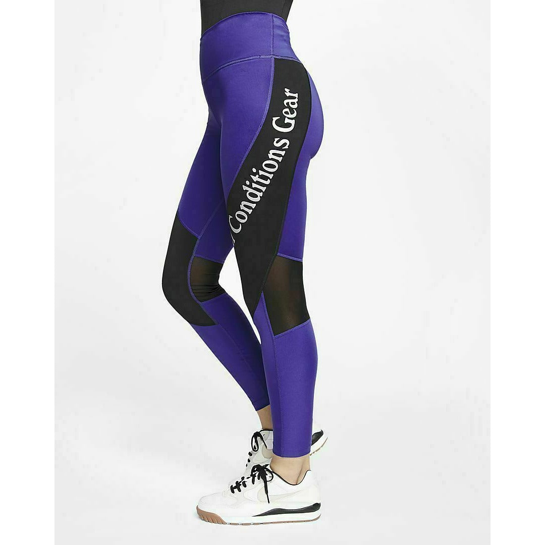 NWT Nike ACG TIGHTS All Conditions Gear VIOLET BLK Yoga Gym CK6872 $90 Womens M