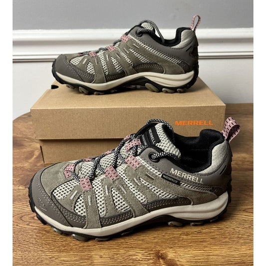 Merrell® Women's 5.5 Alverstone 2 Waterproof Hiking Boots in Aluminum - $100