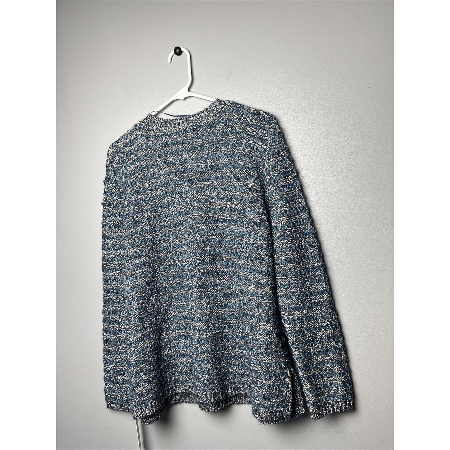 MSRP $60 Style & Co Striped Sweater Blue Size Large