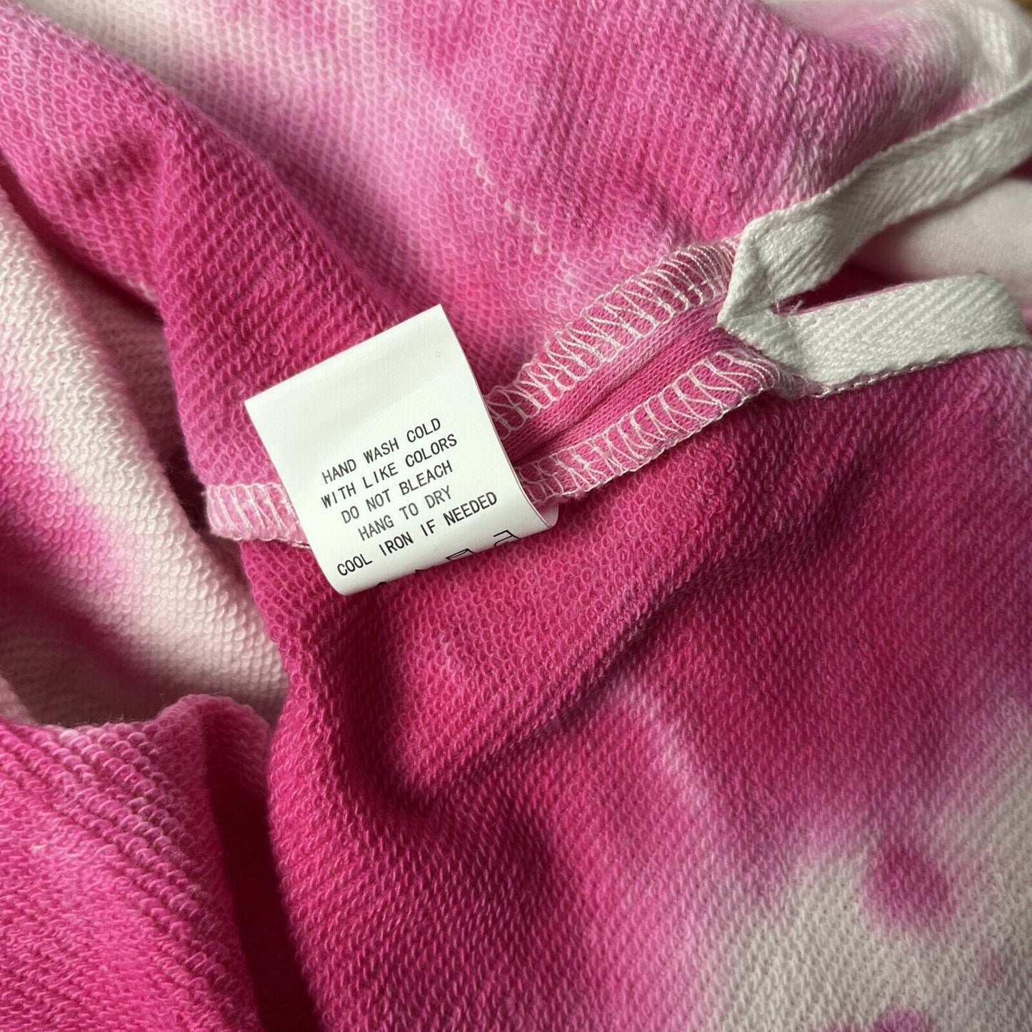 NWT Melloday Short Sleeve Pink Tie-dye Boxy Top Size XS