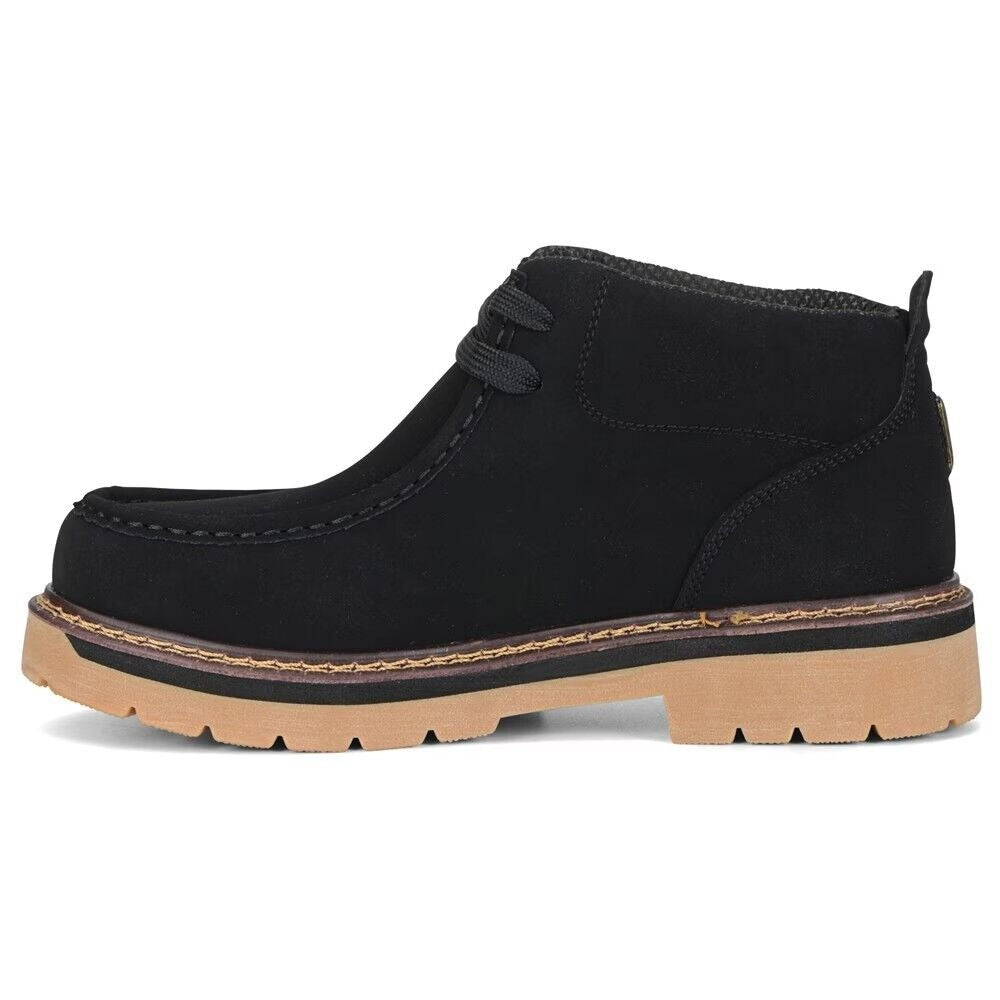 Lugz Men's Strutt Lx Moc Toe Boot Black/Gum - MSTULXD-002, Black/Gum, Size 8