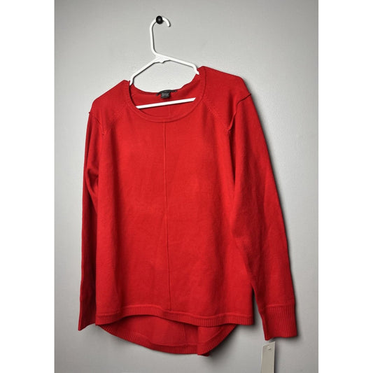 French Connection Sweater Womens Size XS Red Babysoft Crew Neck Knit