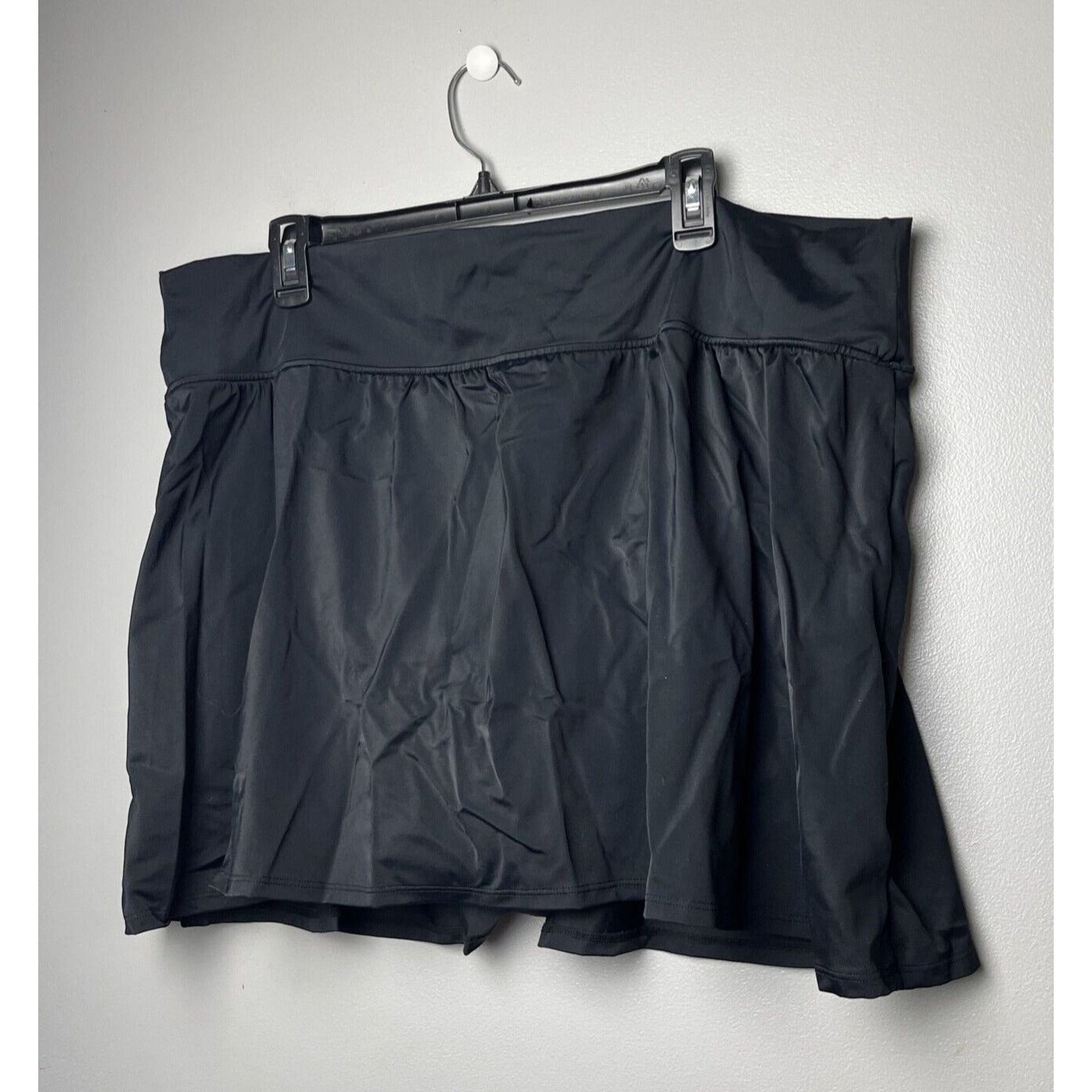 DreamShaper Miracle Suit Hank Tankini Skirt Black 22W NEW A484539