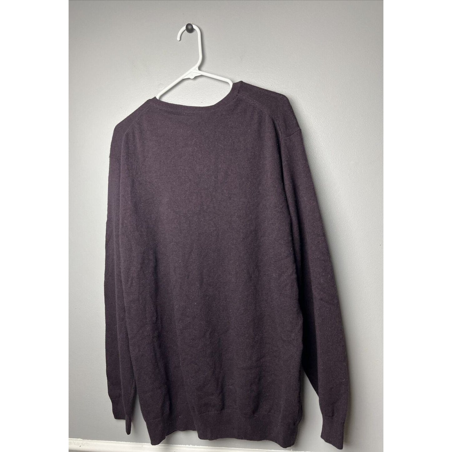 Rodd & Gunn Mens 3XL Black Fig Queenstown Wool & Cashmere Sweater Pullover