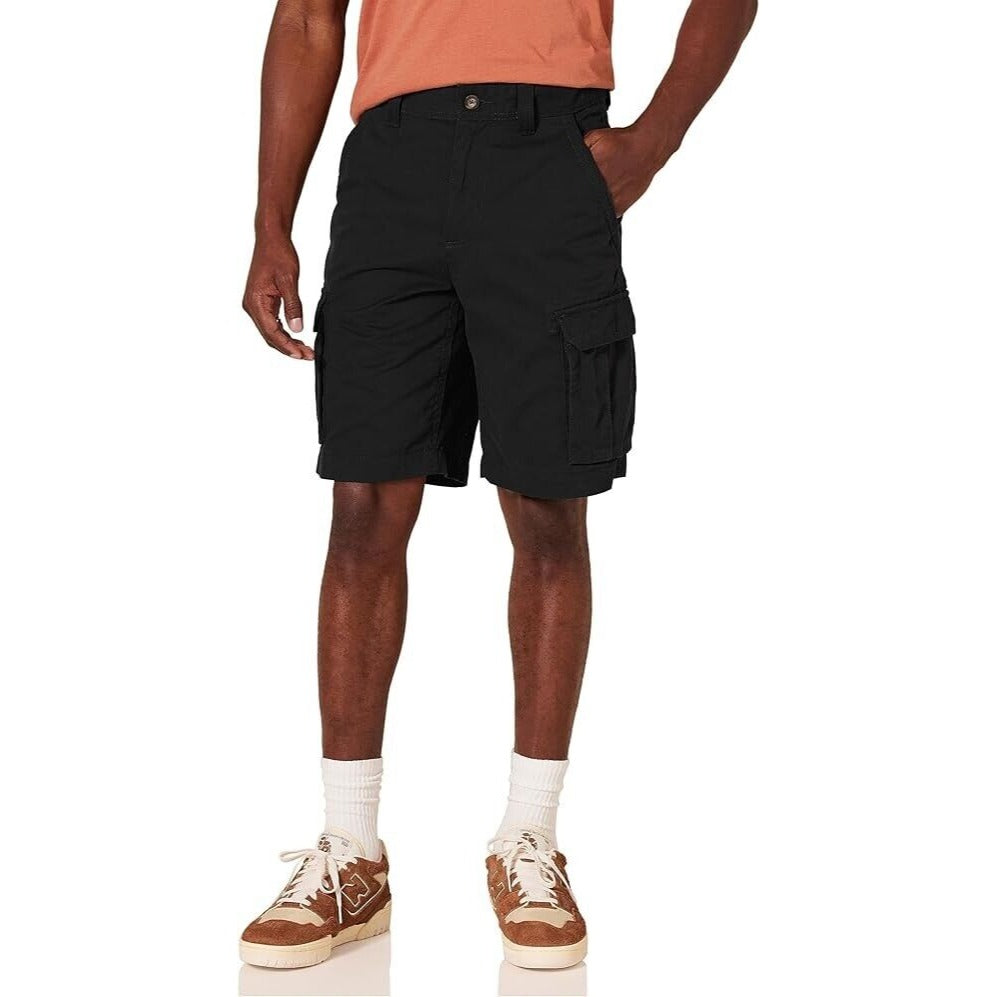 Amazon Essentials Men's 10" Classic-Fit Cargo Golf Short SIZE 40 | BLACK