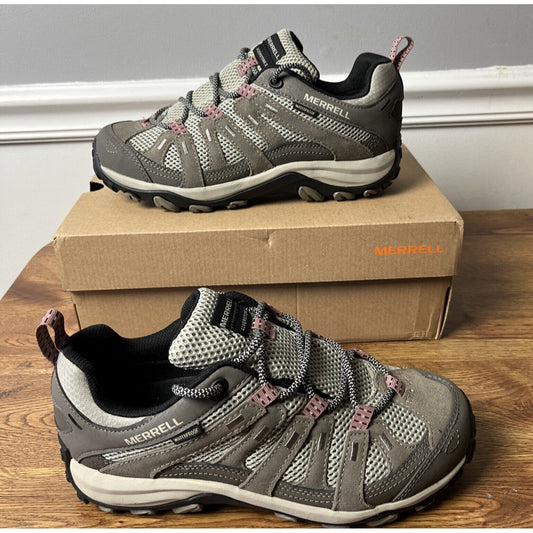 Merrell Women's 9W Alverstone 2 Waterproof Hiking Shoes in Aluminum