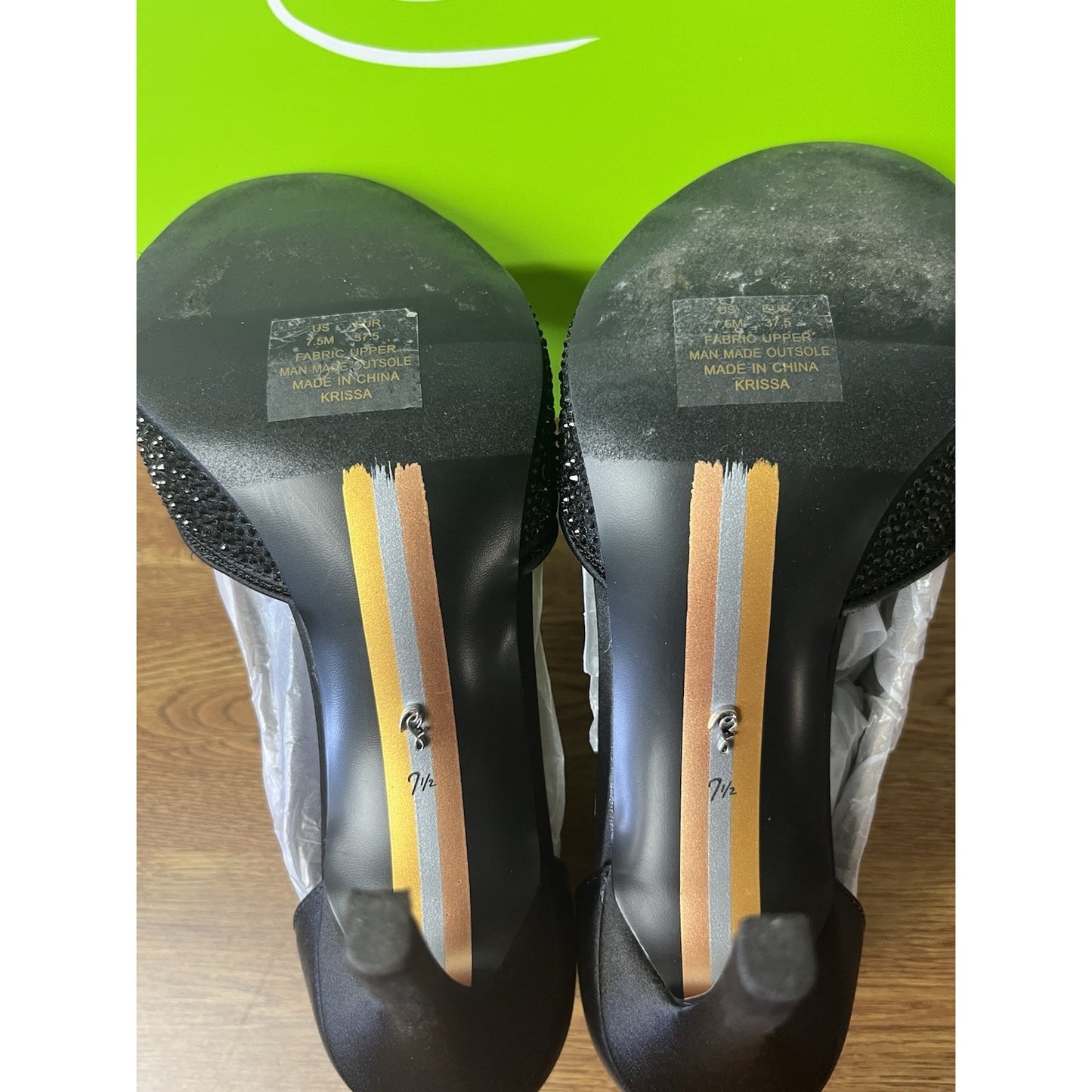 Sam Edelman Women's Krissa Ankle Strap Heel Sandal Black Size 7.5