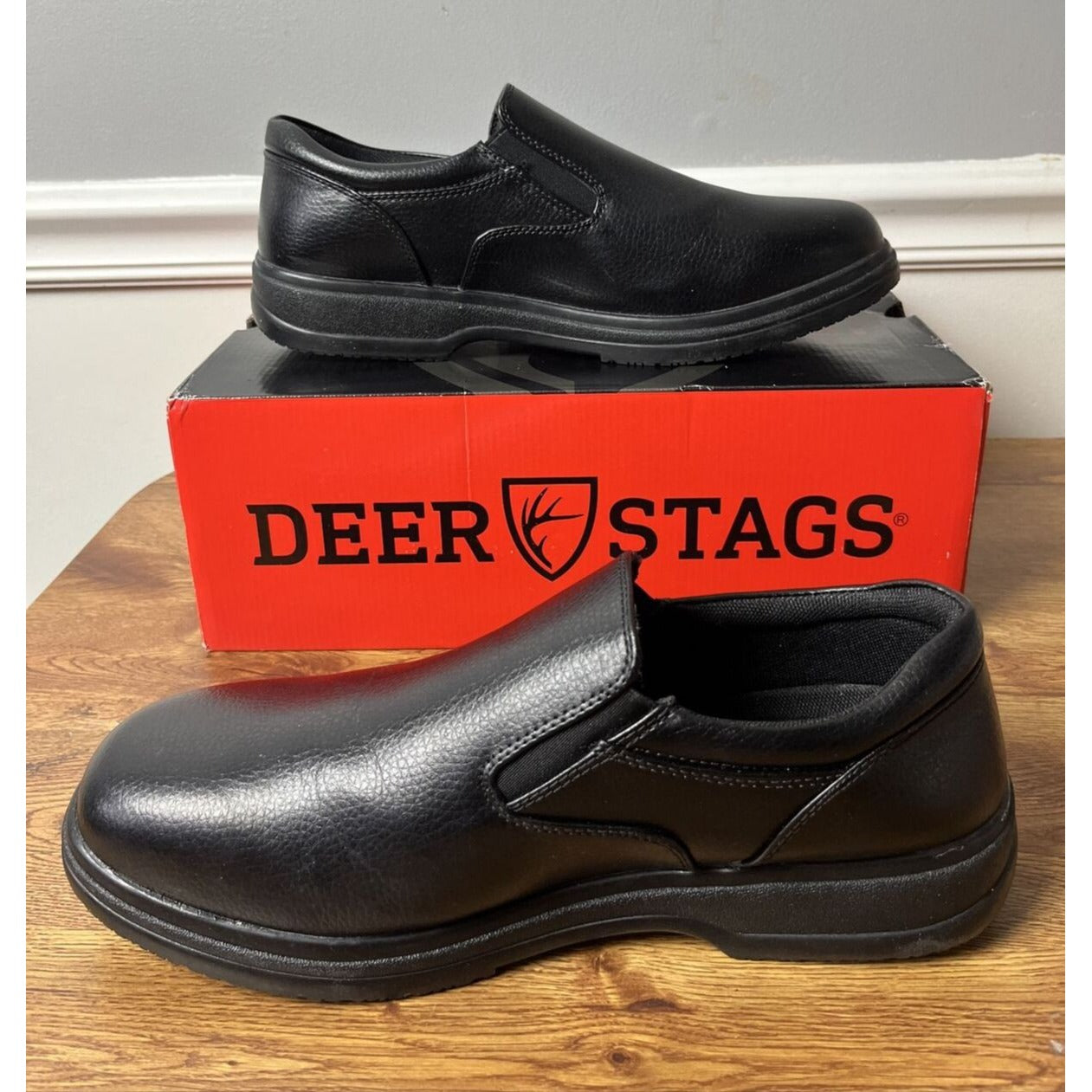 Deer Stags Men's Manager Loafer Color Black Size 12 W