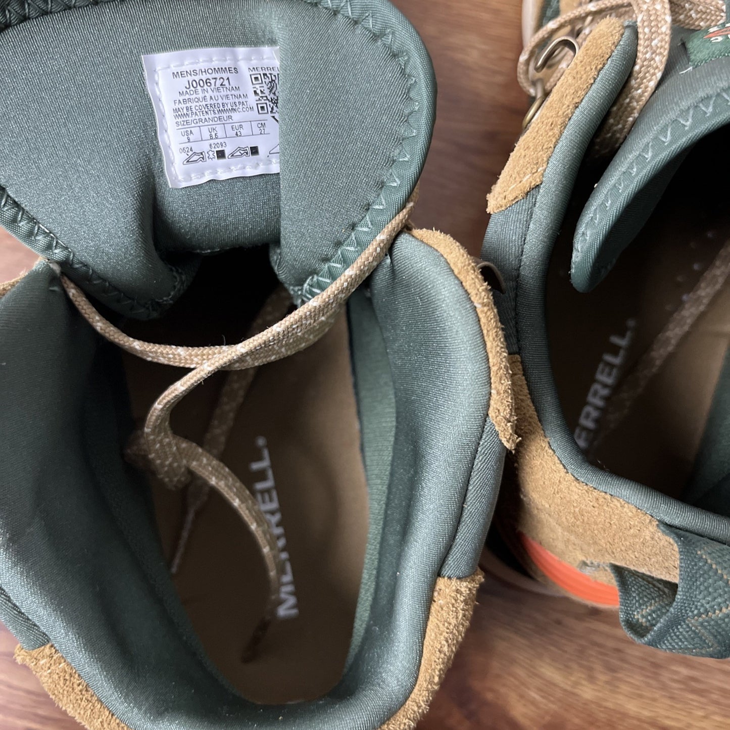 Merrell Mens Alpine 83 Recraft Sneaker Mid Waterproof Mid Durum Size 9