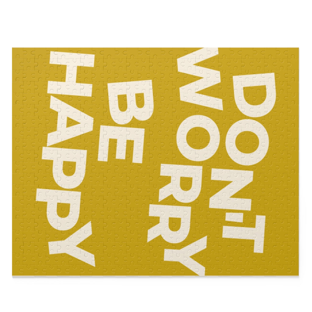 Dont worry be happy Personalized Puzzle Photo Gift