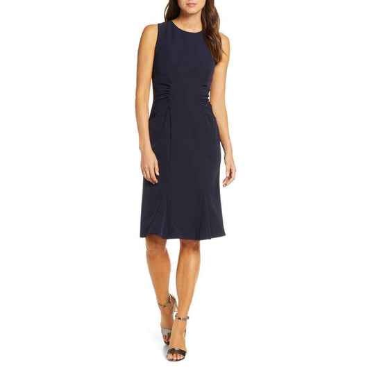 Vince Camuto Laguna Crepe Bodycon Dress, Women's Size 8, Blue - NEW