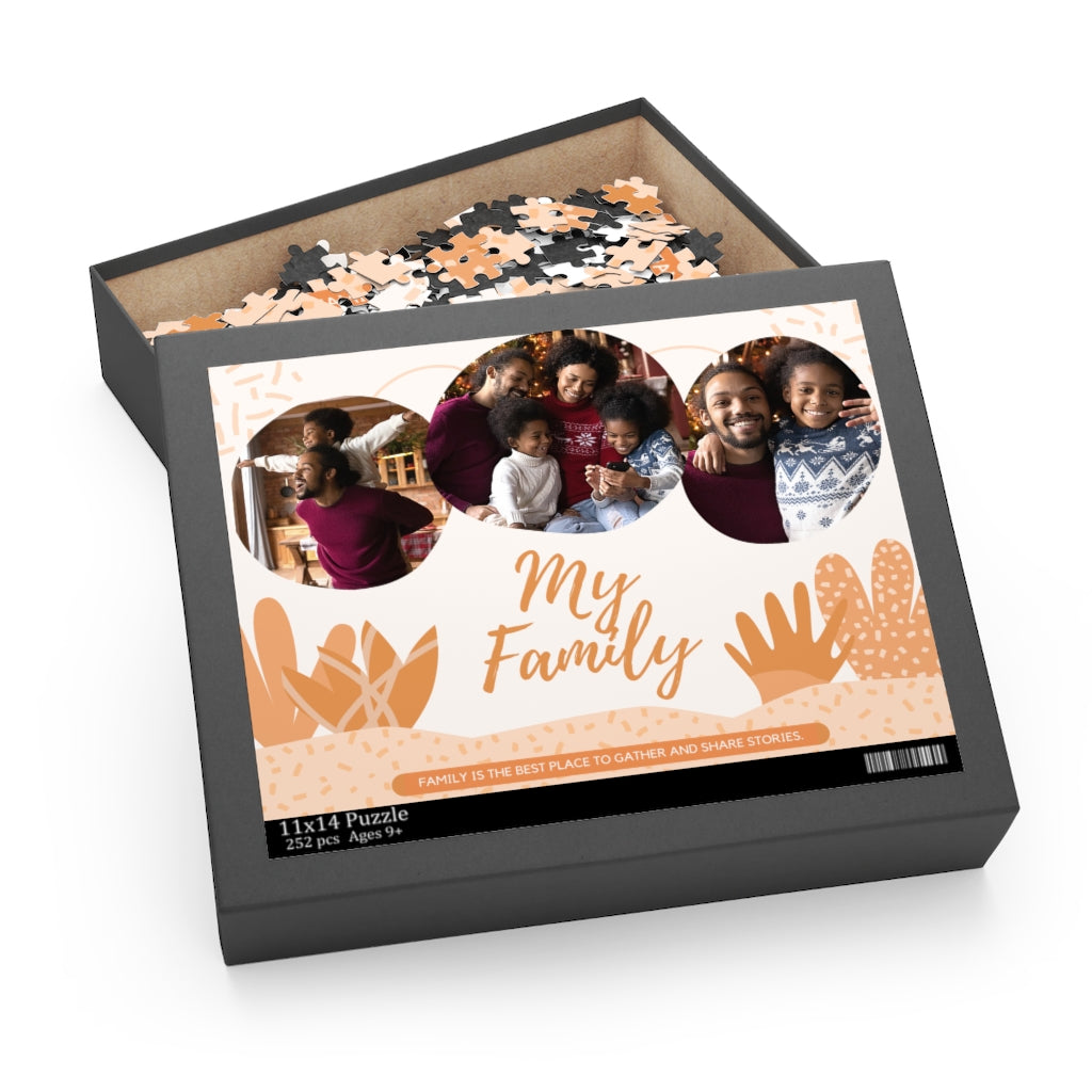 My family Picture Personalized Puzzle Photo Gift