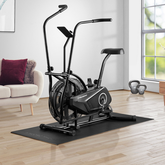 Premium Stationary Indoor Exercise Resistance Fan Bike