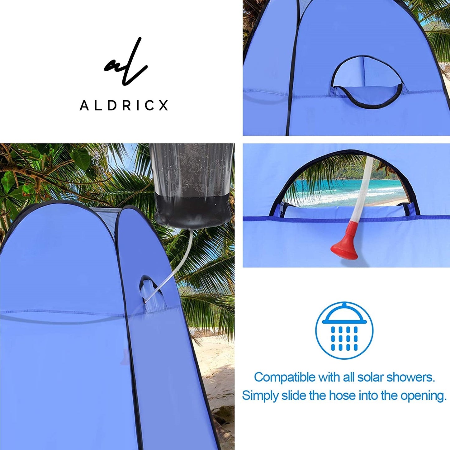 Aldricx® Pop-up Shower Tent