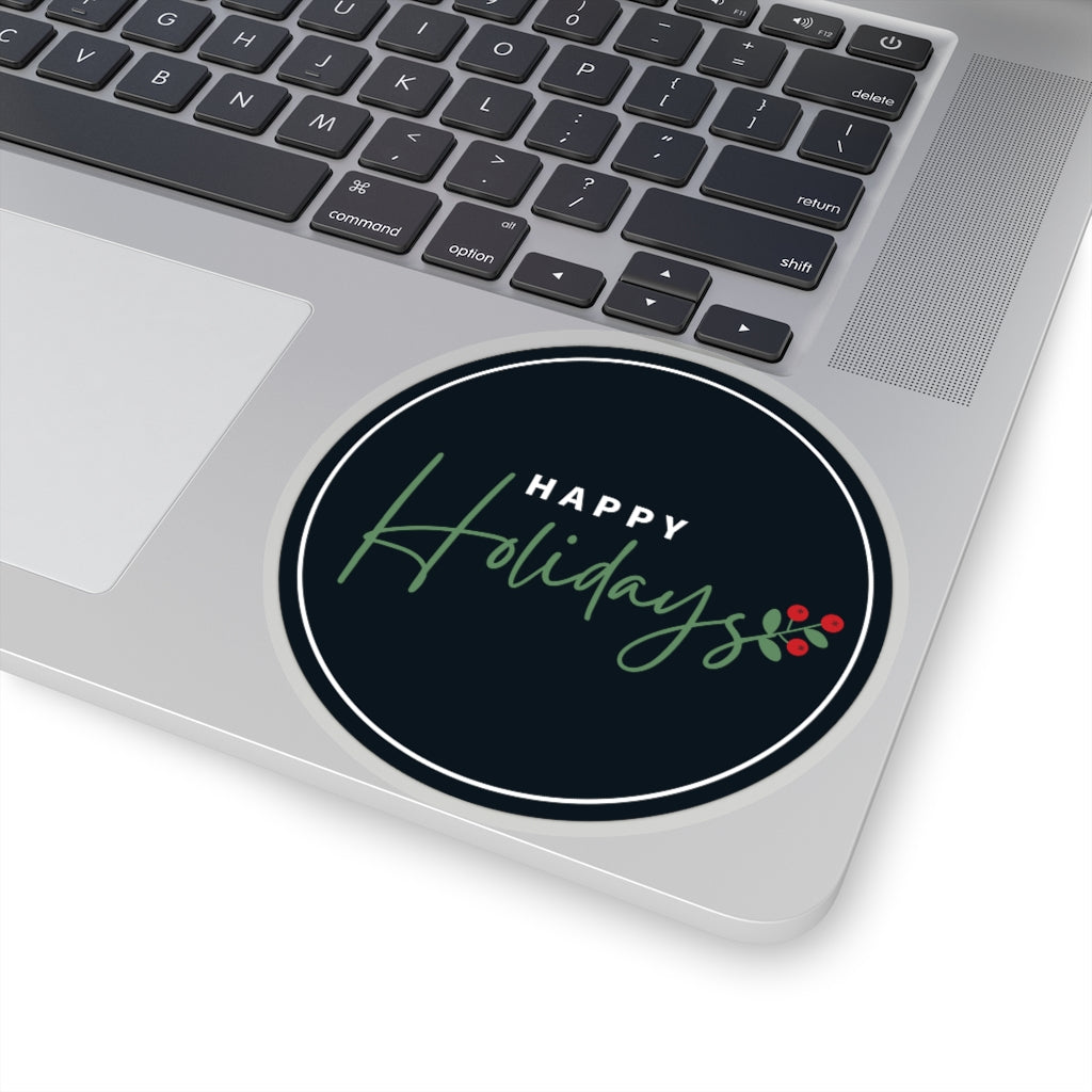 Happy Holiday Kiss-Cut Stickers