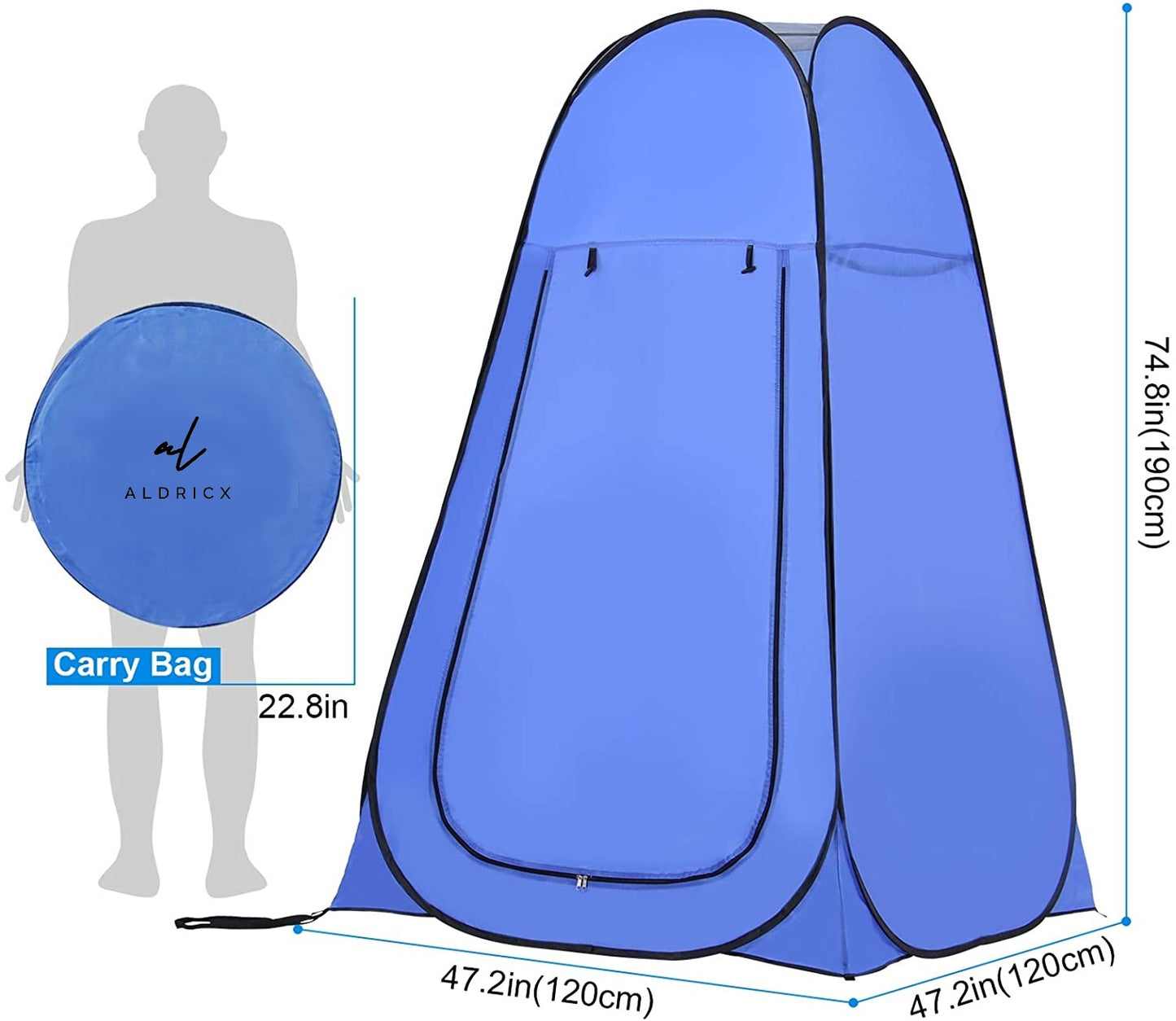 Aldricx® Pop-up Shower Tent