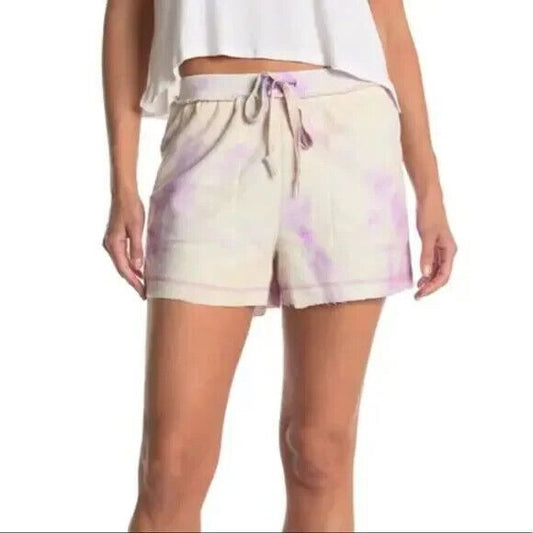 NWT Kirious Los Angeles Women's Size Small Tie Dye Fleece Sweat Shorts