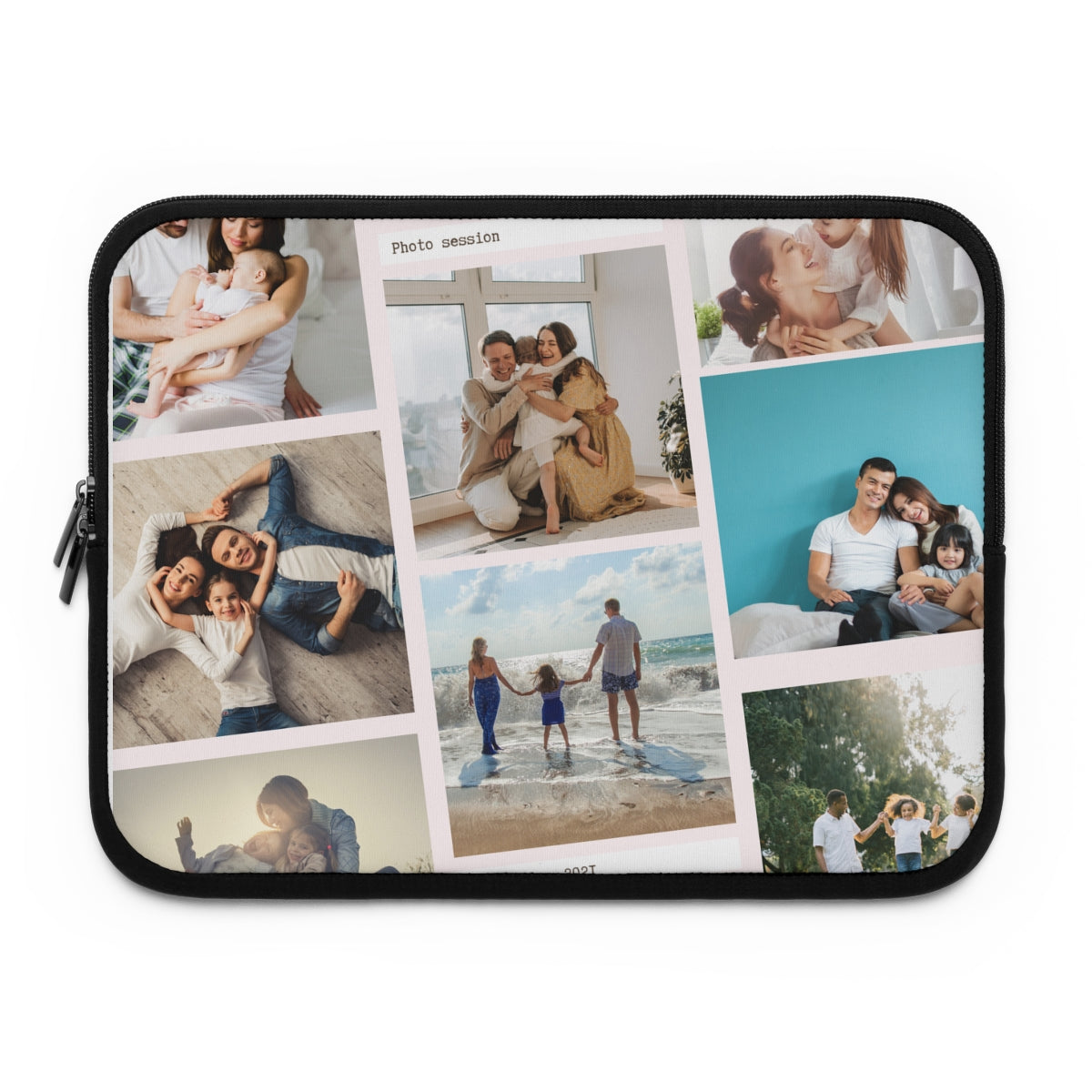 Family Picture Personalized Gift Laptop Sleeve