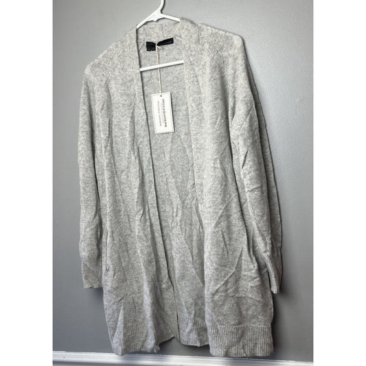 $495 - 360 Cashmere Open Front Cashmere Cardigan Size XS Color Gray